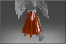Dota 2 -> Item name: Skirt of the Fire Dragon -> Modification slot: Спина