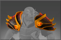 Dota 2 -> Item name: Pauldrons of Blaze Armor -> Modification slot: Плечи