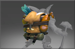 Dota 2 -> Item name: Shield of the Fractured Order -> Modification slot: Спина