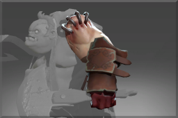 Dota 2 -> Item name: Compendium Eviscerating Claw of the Trapper -> Modification slot: Плечи