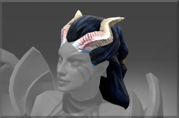 Dota 2 -> Item name: Horns of the Dark Angel -> Modification slot: Голова