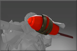 Dota 2 -> Item name: Mortar Forge Rocket Cannon -> Modification slot: Ракета