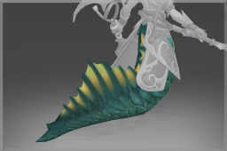 Dota 2 -> Item name: Tail Fins of the Slithereen Nobility -> Modification slot: Хвост