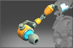 Dota 2 -> Item name: Cannon of the Fortified Fabricator -> Modification slot: Правая рука