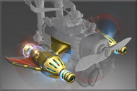 Mods for Dota 2 Skins Wiki - [Hero: Gyrocopter] - [Slot: guns] - [Skin item name: Golden Atomic Ray Thrusters]
