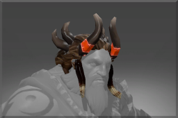 Dota 2 -> Item name: Tribal Stone Horns -> Modification slot: Голова