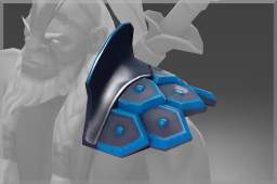 Dota 2 -> Item name: Shoulders of the Static Lord -> Modification slot: Плечи