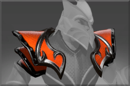 Dota 2 -> Item name: Cuirass of the Burning Scale -> Modification slot: Плечи