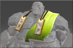 Dota 2 -> Item name: Armor of the Jade General -> Modification slot: Ожерелье