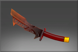 Dota 2 -> Item name: Weapon of the Forsaken Flame -> Modification slot: Оружие