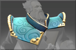 Dota 2 -> Item name: Mantle of the Crested Cannoneer -> Modification slot: Плечи