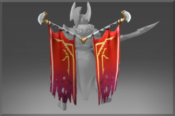 Dota 2 -> Item name: Gryphonwing Knight Back -> Modification slot: Флажки