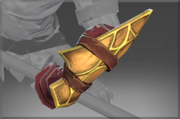 Dota 2 -> Item name: Gauntlet of the Golden Mane -> Modification slot: Руки