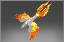 Dota 2 -> Item name: Wings of Molten Rebirth -> Modification slot: Крылья